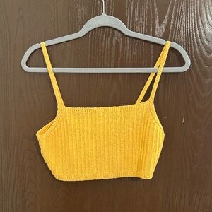OAK + FORT Ribbed Crop Top